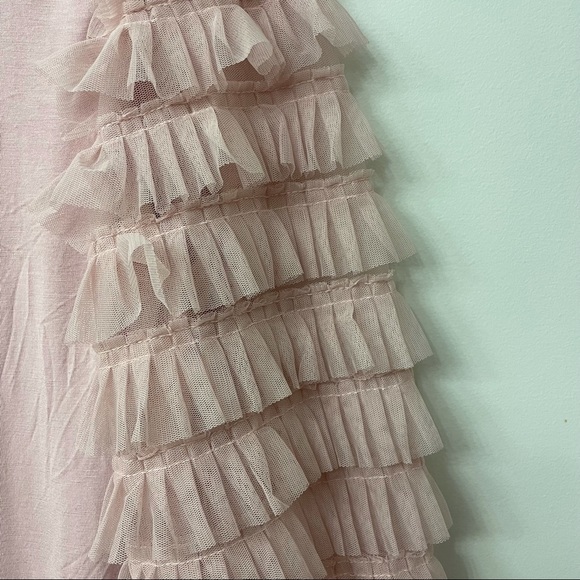 Chenault, Pink, Long Sleeve, Tulle Sleeves, Size Medium - Picture 3 of 6